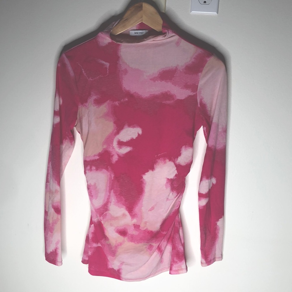 Pink Tie dye Blouse